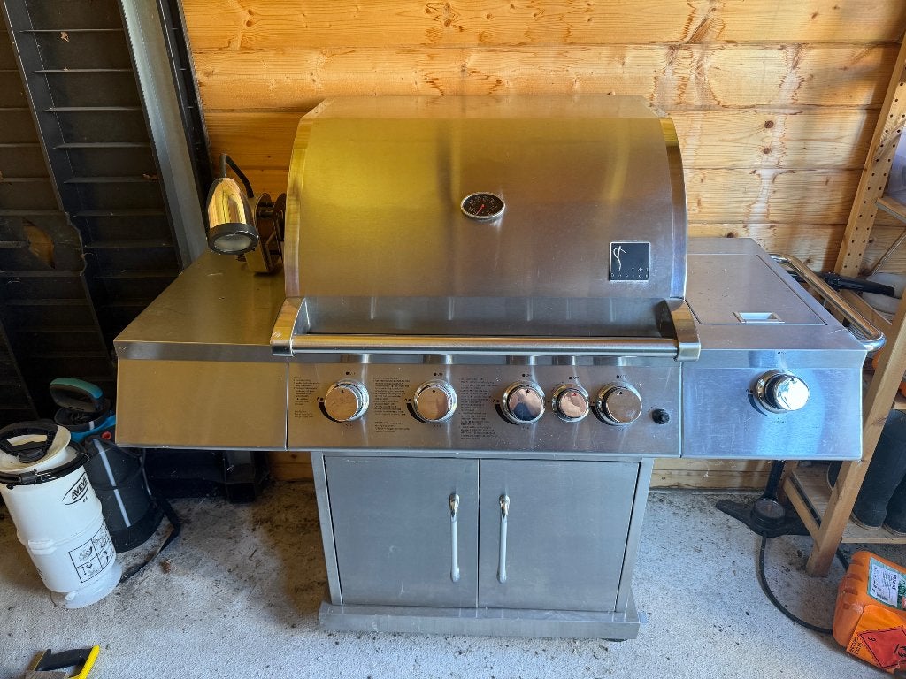 Gasbarbecue inox t&t, Jardin & Terrasse, Enlèvement, Utilisé, T&T