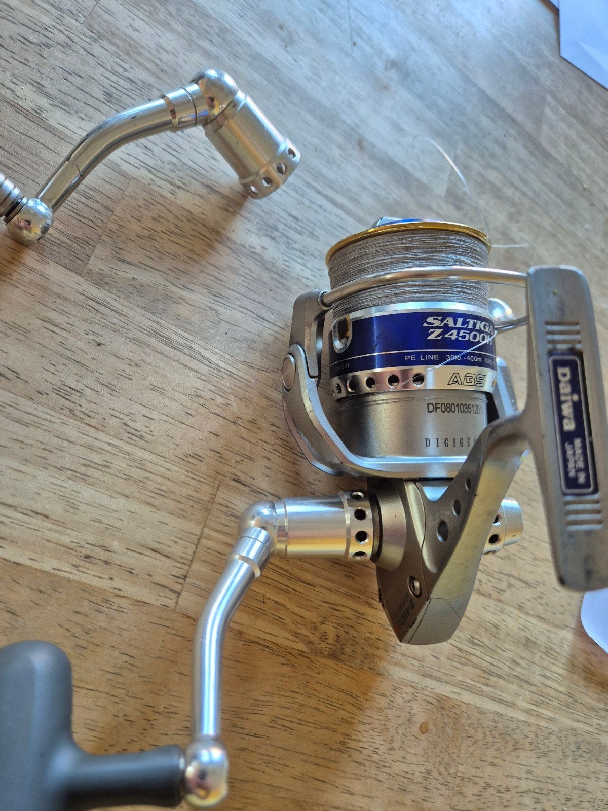 daiwa saltiga 4500H, Enlèvement, Utilisé, Moulinet