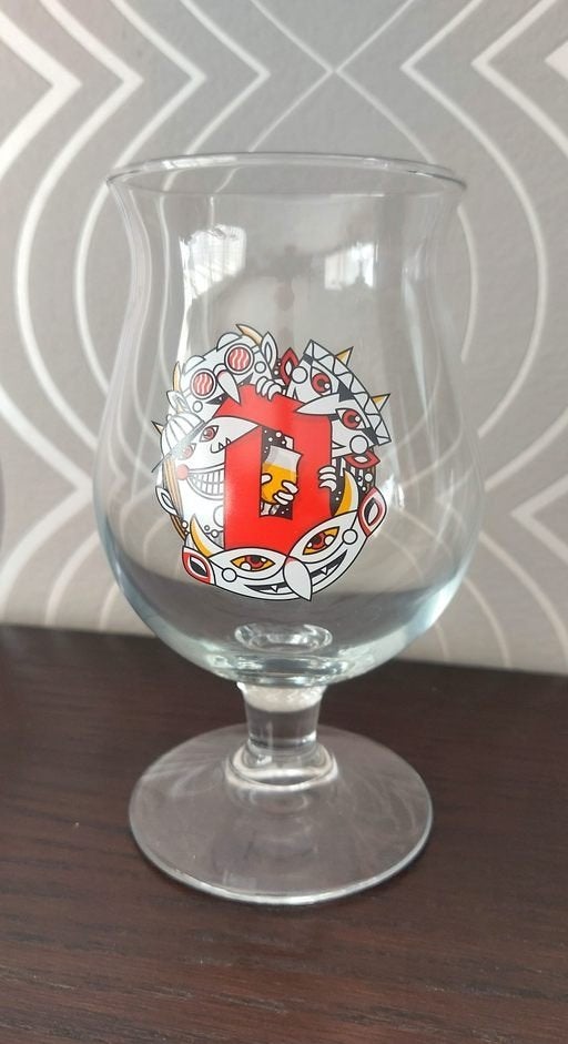 Duvel glas 'Details', Collections, Verres & Petits Verres, Enlèvement ou Envoi, Verre à bière