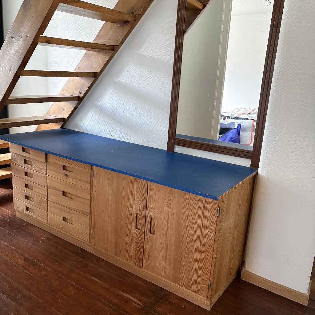 IKEA modulaire houten opbergkasten, stapelbaar, Huis en Inrichting, Ophalen, Minder dan 50 cm, Gebruikt, 5 laden of meer