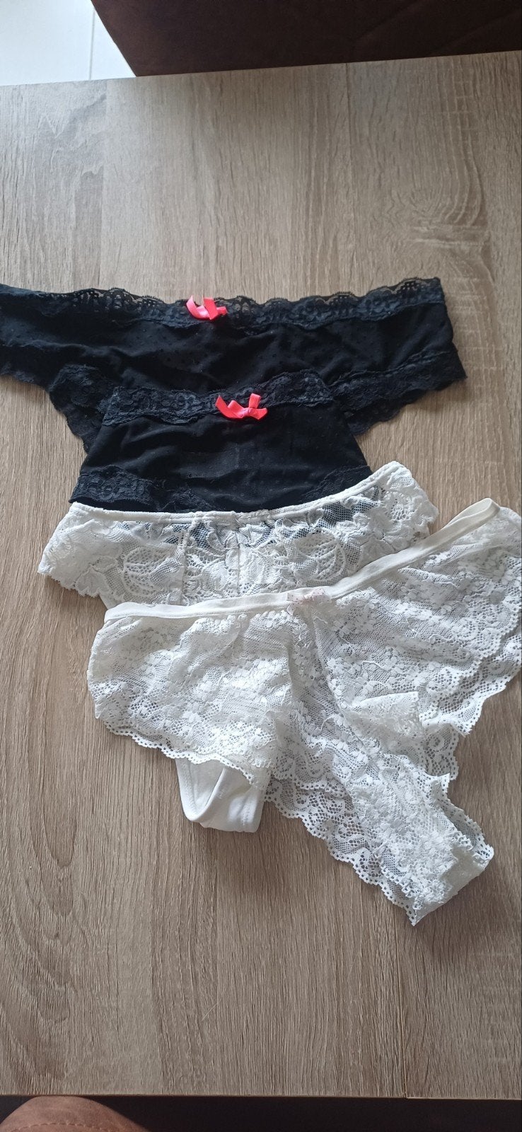 Slipjes wit en Zwart M, Ophalen of Verzenden, Wit, Slip
