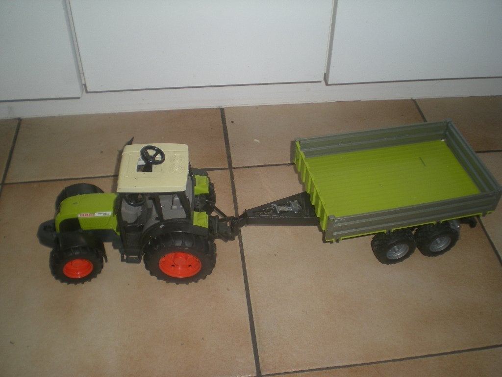 tractor + kar claas, Kinderen en Baby's, Ophalen of Verzenden, Zo goed als nieuw