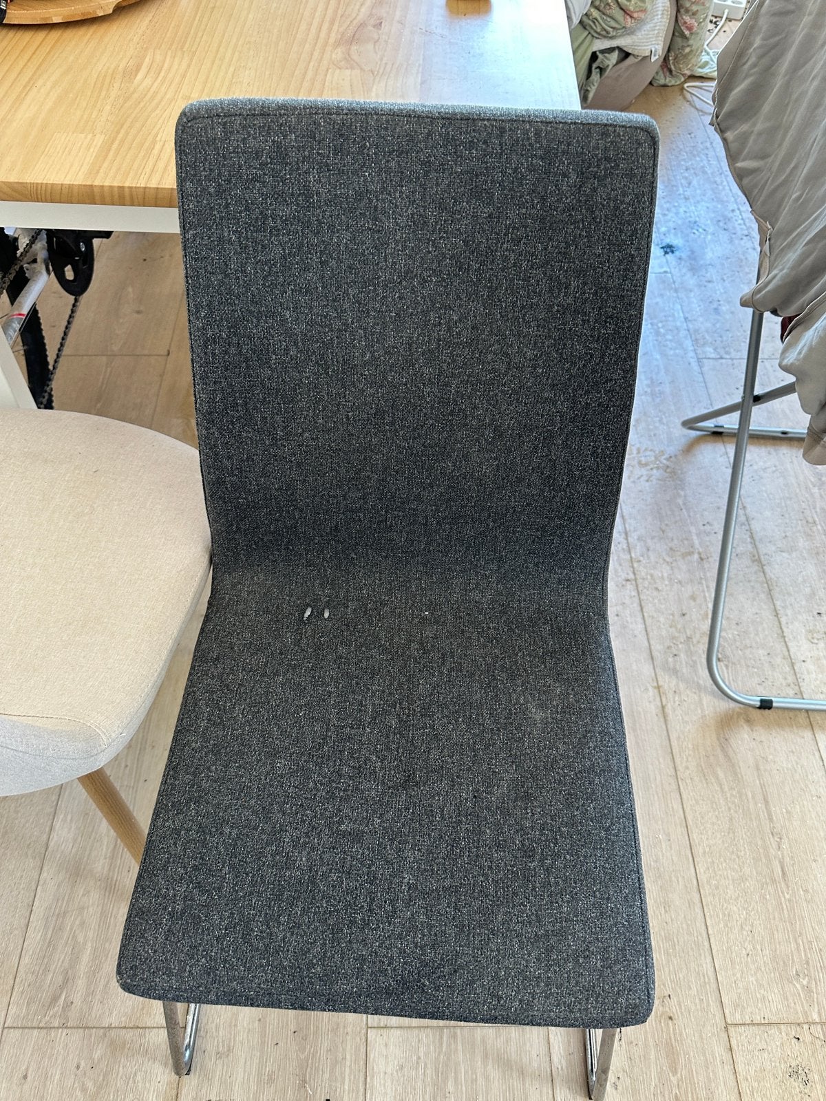 Chaise, Gris, Synthétique, Enlèvement, Utilisé