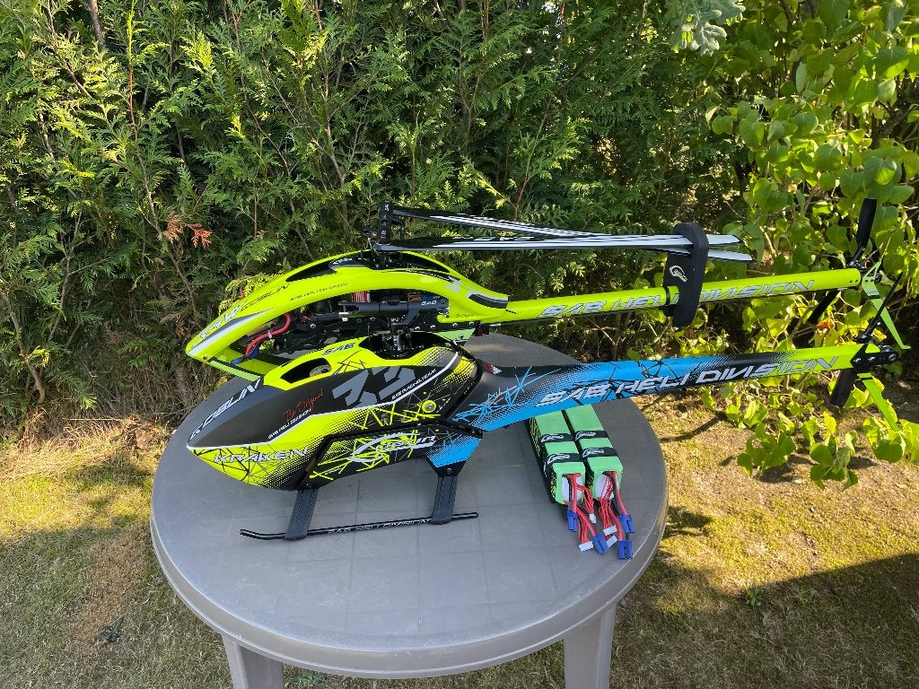 SAB Raw 700 rc helikopter, RTF (Ready to Fly), Helikopter, Zo goed als nieuw, Ophalen