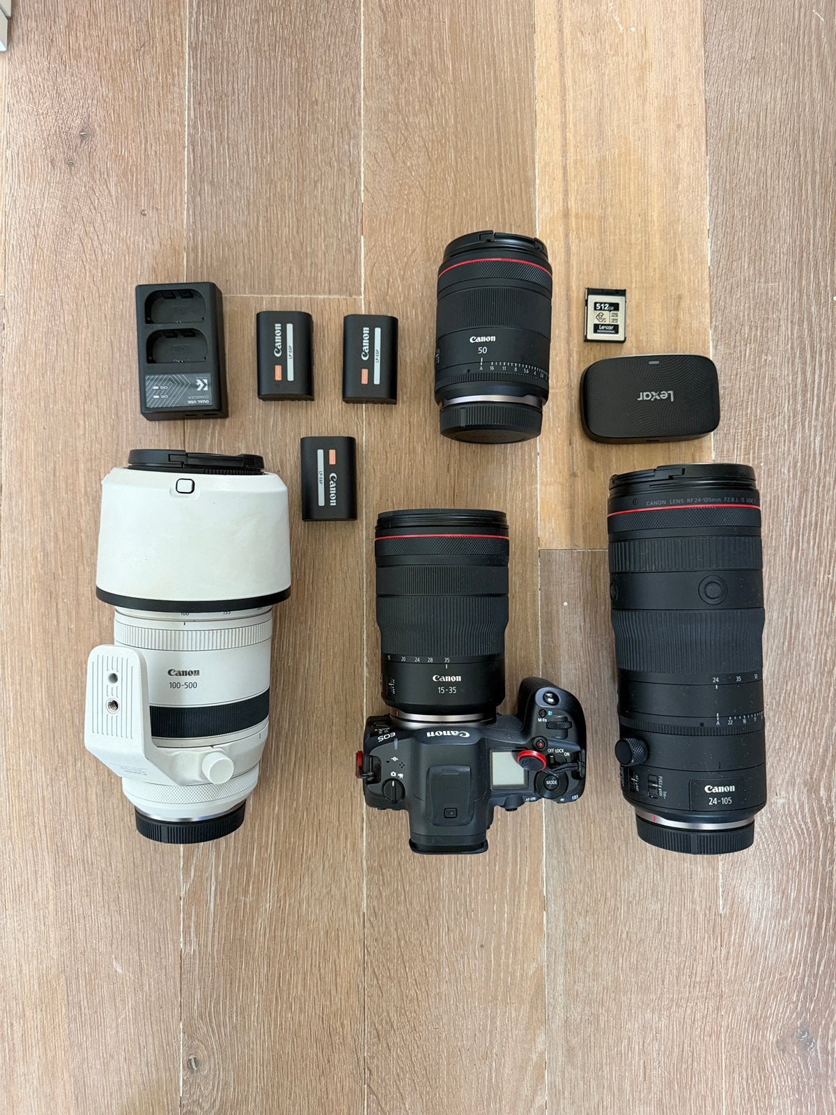 Kit Canon R5 Mk 2, Enlèvement ou Envoi, Comme neuf, Canon, Canon RF