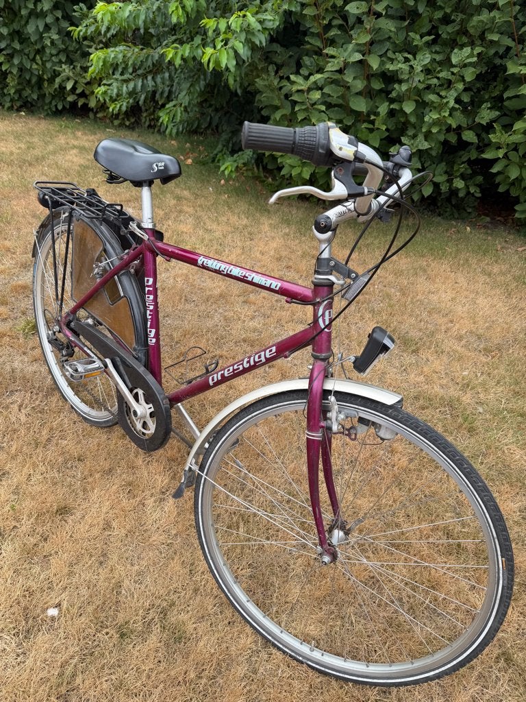 Prestige Herenfiets => ideaal voor de student, Gebruikt, Velgrem, Versnellingen, 53 tot 57 cm