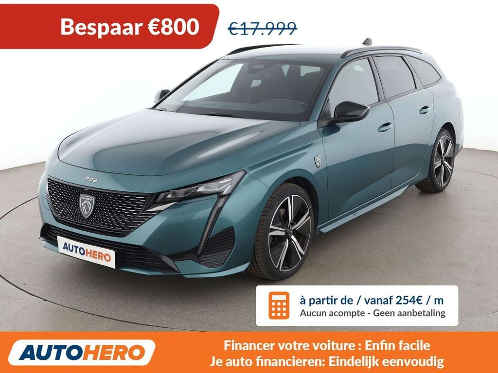 Peugeot 308 1.5 Blue-HDi GT (bj 2023, automaat), Auto's, Peugeot, Gebruikt, Alcantara, 96 kW, 5 deurs