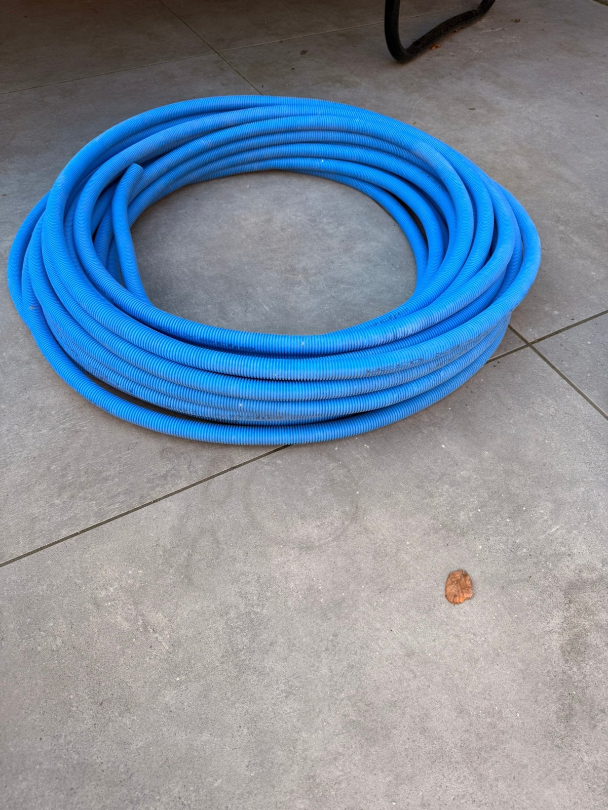 Blauwe flex voor koud water, Doe-het-zelf en Bouw, Buizen en Afvoer, Ophalen, Zo goed als nieuw