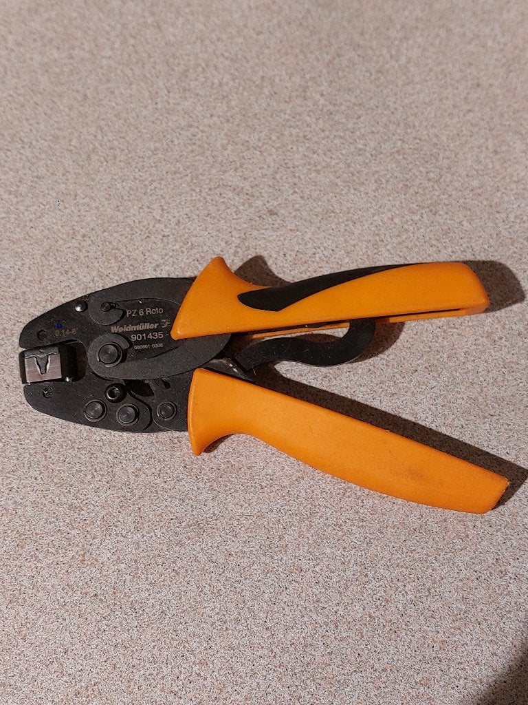 Weidmuller PZ 6 Roto Crimptang (Geblokkeerd)   µ1s, Enlèvement, Pince