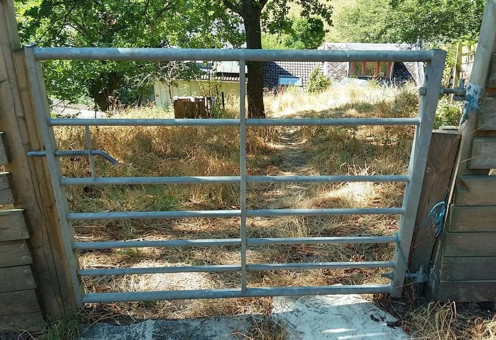 portail galvanisé de 1,50 m de large X 1,15 m de haut, Enlèvement, Utilisé, Aluminium