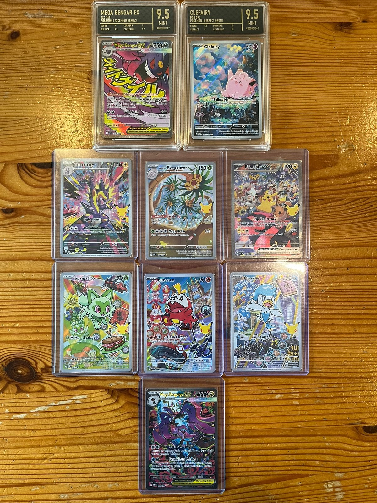 Diverse pokémon kaarten, Ophalen, Nieuw, Meerdere kaarten, Foil