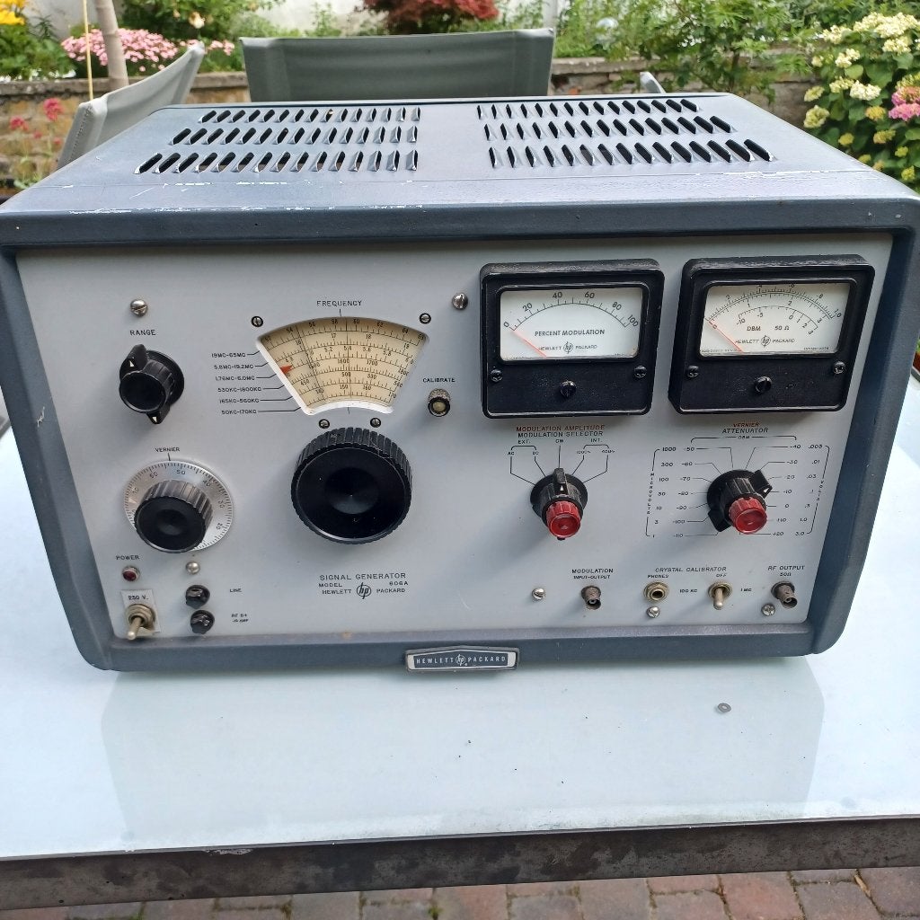 Hewlett-Packard 606A Vintage Signal Generator, Ophalen of Verzenden, Gebruikt