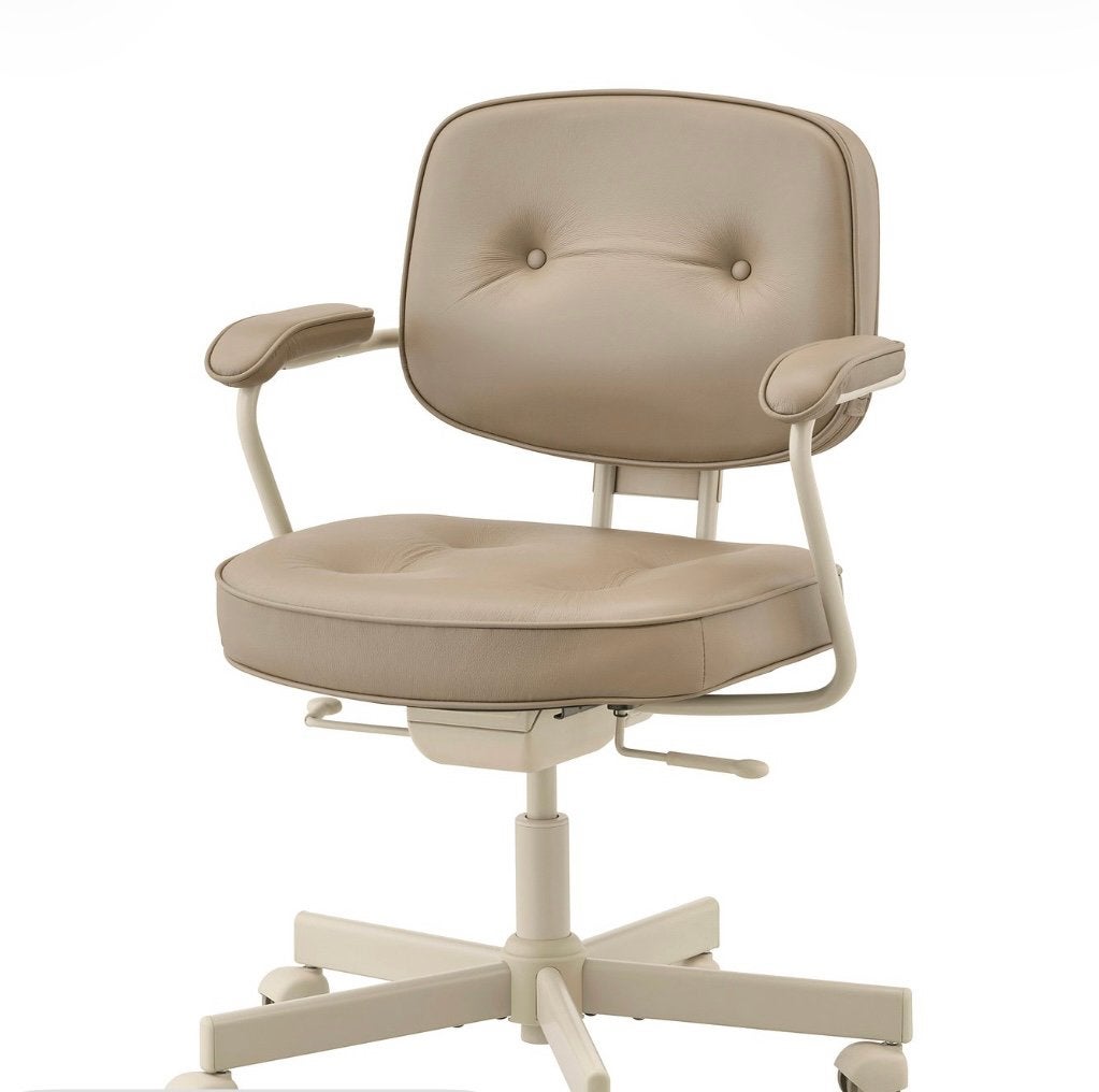Bureaustoel beige (Ikea model Alefjäll), Huis en Inrichting, Ophalen, Zo goed als nieuw, Beige, Bureaustoel