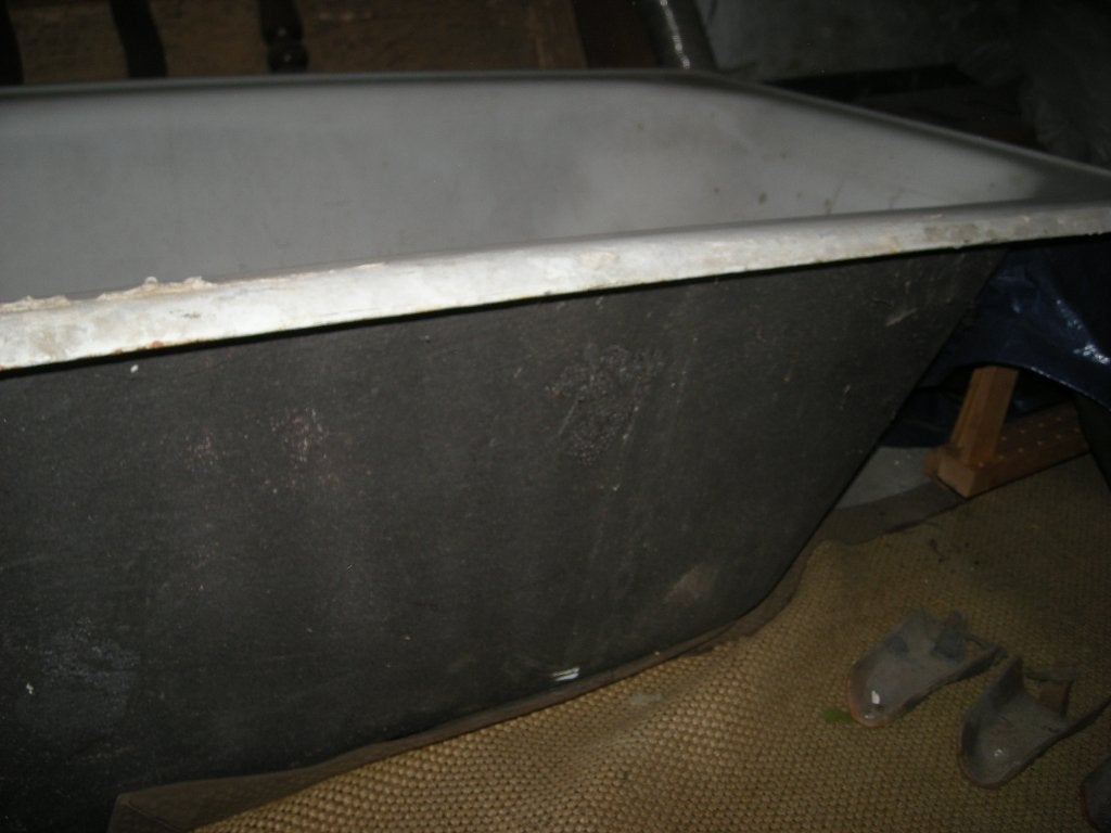 baignoire en fonte, Bricolage & Construction, Enlèvement, Utilisé, Baignoire