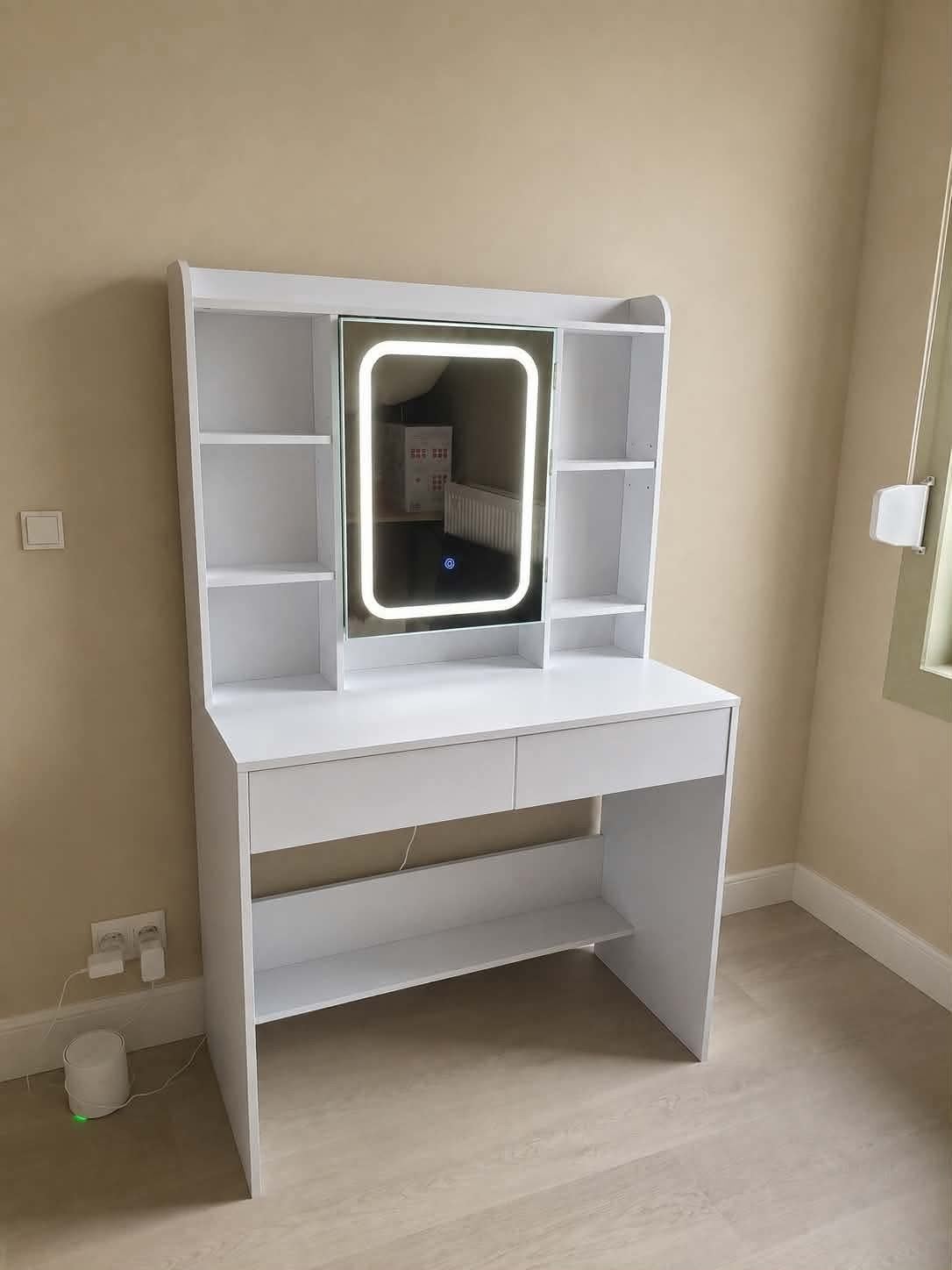 make-up tafel / vanity, Ophalen, 100 tot 150 cm, 50 tot 100 cm, Zo goed als nieuw