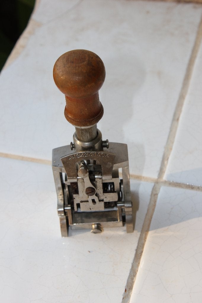 Ancien cachet numérateur, Envoi