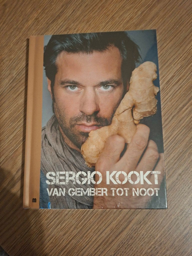 kookboek "Sergio kookt! Deel 2: Van gember tot noot", Ophalen of Verzenden, Nieuw, Europa