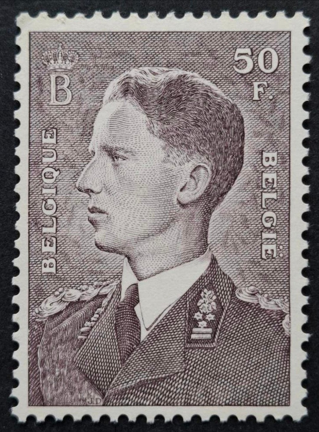 Belgique : COB 879A ** Roi Baudouin 1952., Sans timbre, Neuf, Enlèvement ou Envoi, Non oblitéré