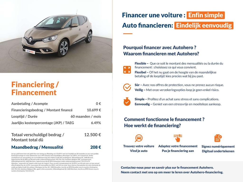 Renault Scénic 1.7 BLUE dCi Intens (bj 2020, automaat), Auto's, Renault, Gebruikt, Euro 6, Bruin, 1749 cc