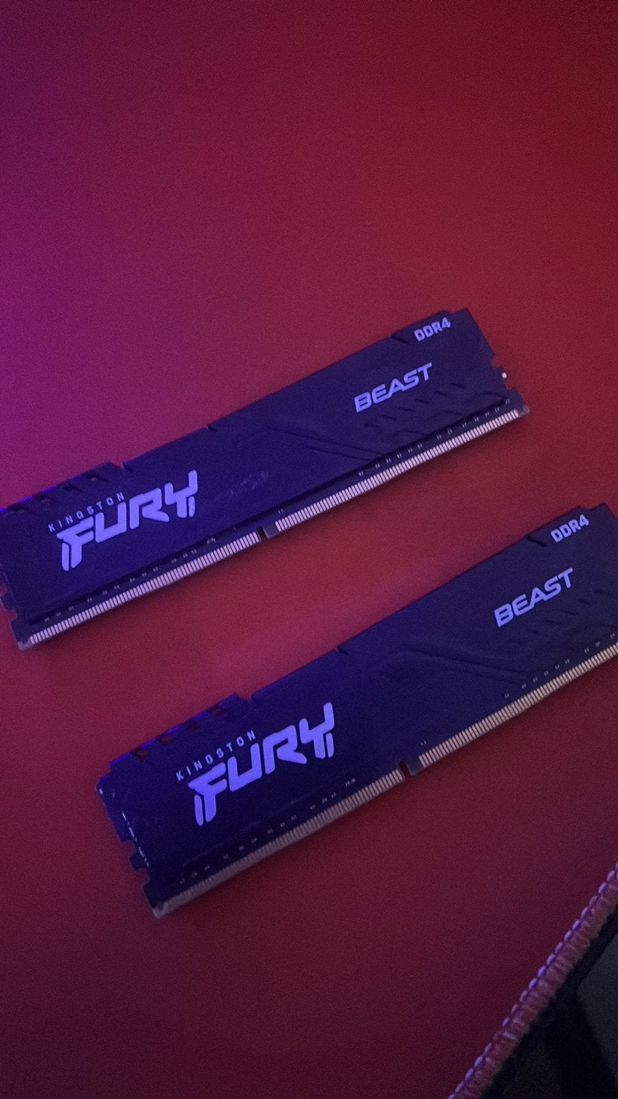 Kingston Fury 2 x 8gb DDR4, Computers en Software, RAM geheugen, Ophalen of Verzenden, Zo goed als nieuw, DDR4