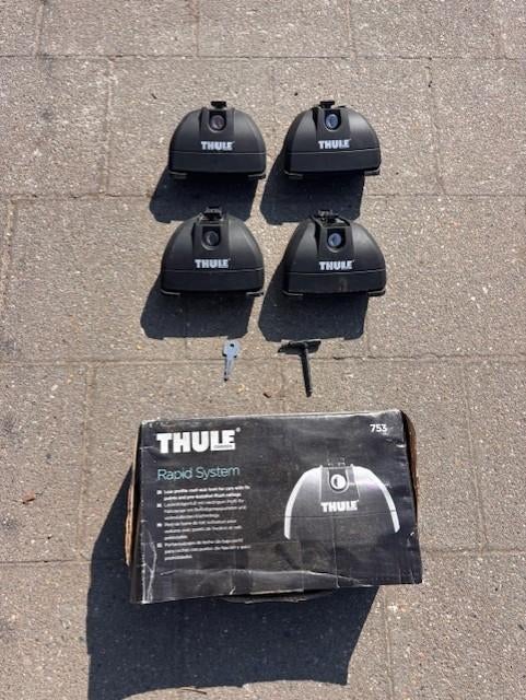 dakdrager Thule wingbar EVO model 753, Enlèvement, Comme neuf