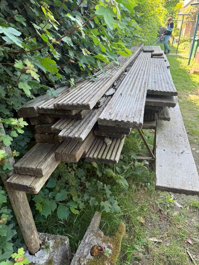Bankirai hout, Enlèvement, Utilisé, Bois