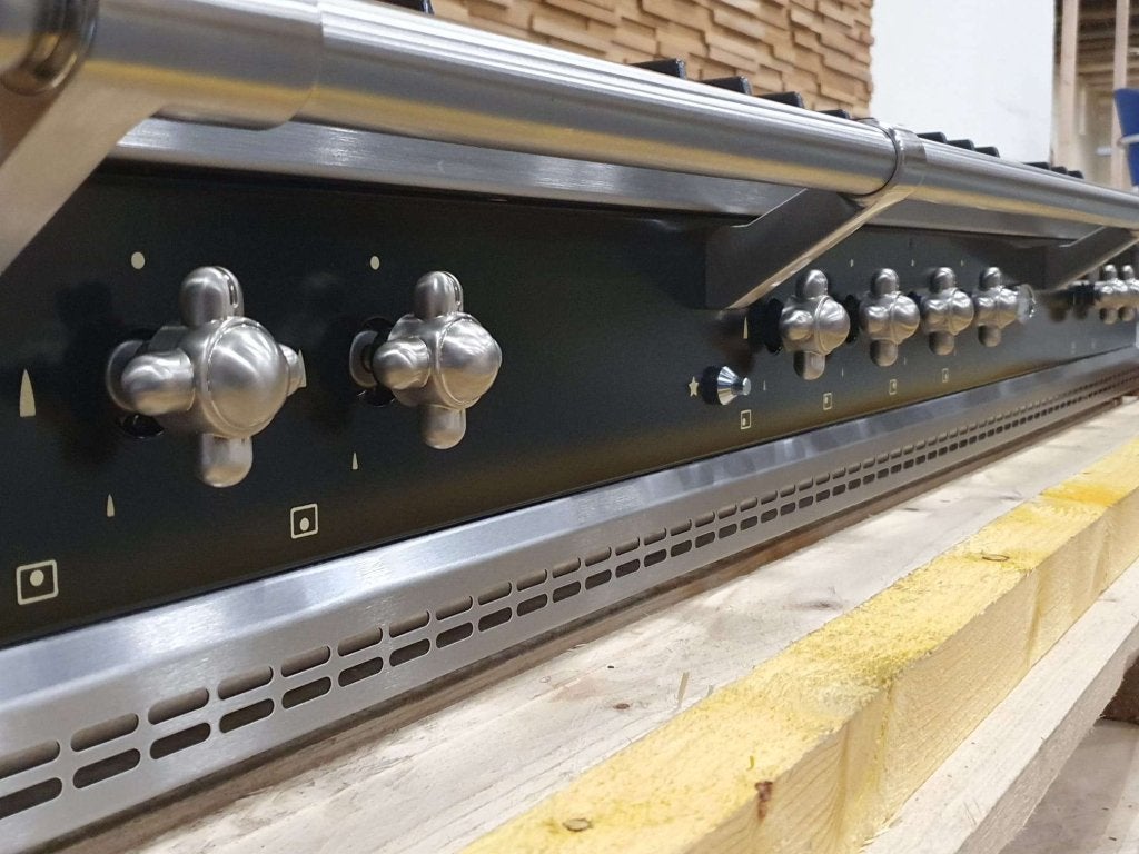 Lacanche 150 cm Rangetop inbouw/opbouw kookplaat zwart + rvs, Elektronische apparatuur, Kookplaten, Niet ingevuld, Niet ingevuld