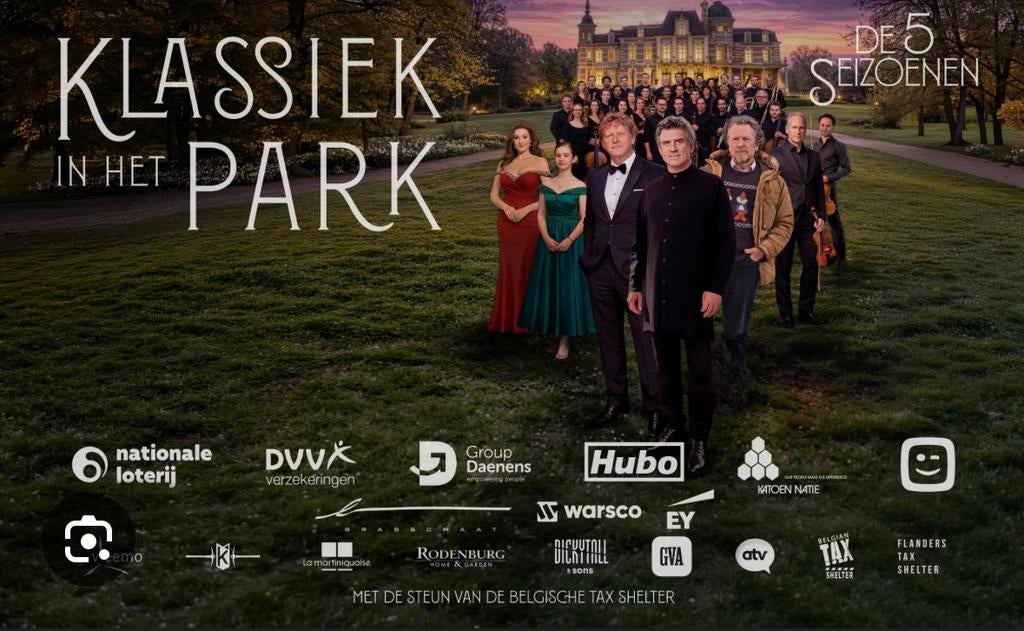 Klassiek in het Park 15/08, Tickets en Kaartjes