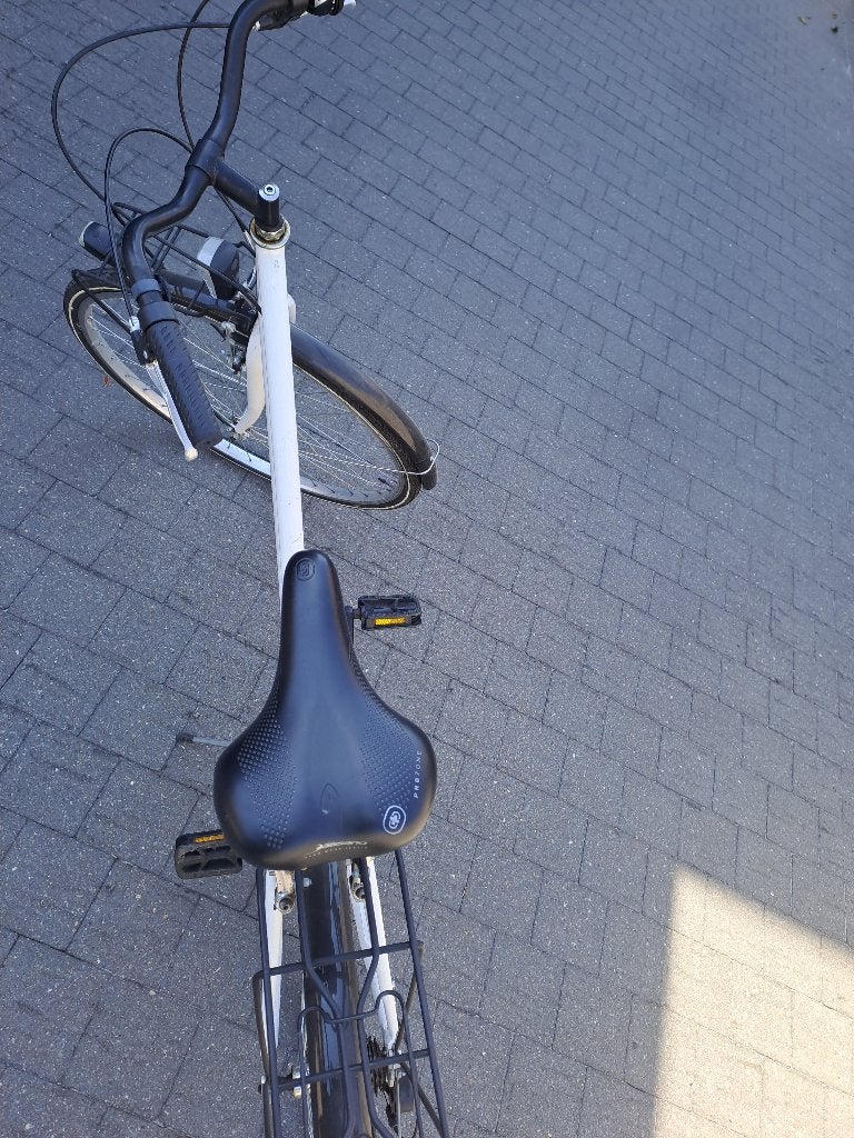 Dames fiets, Fietsen en Brommers, Gebruikt, Velgrem, Minder dan 47 cm, Ophalen