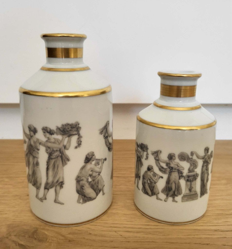 Paar porseleinen vazen uit Limoges, Antiek en Kunst, Ophalen
