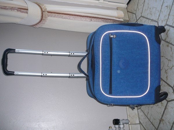 Mooie boekentas Kipling op 4 wielen, 30 tot 40 cm, Blauw, Aktetas of Boekentas, Ophalen of Verzenden