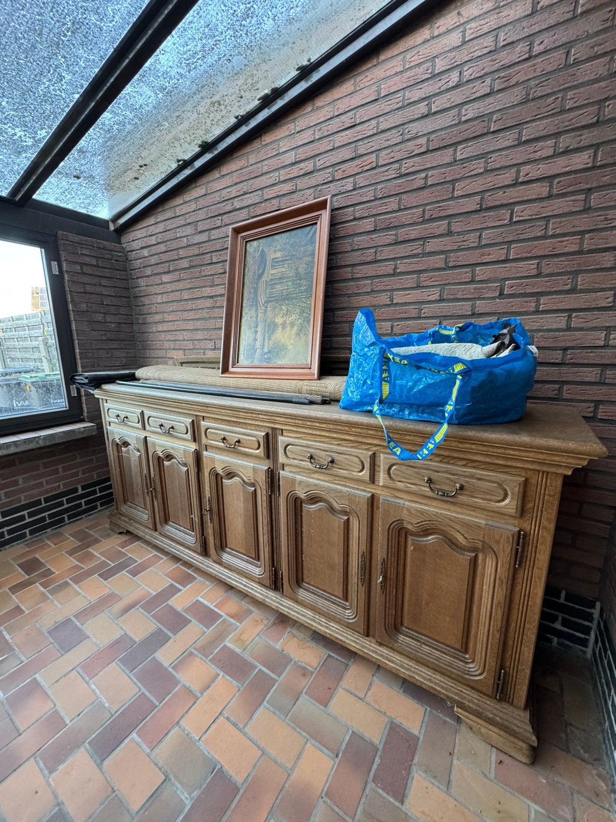 Eiken dressoir, Huis en Inrichting, Ophalen, Gebruikt, 75 cm of meer, Eikenhout