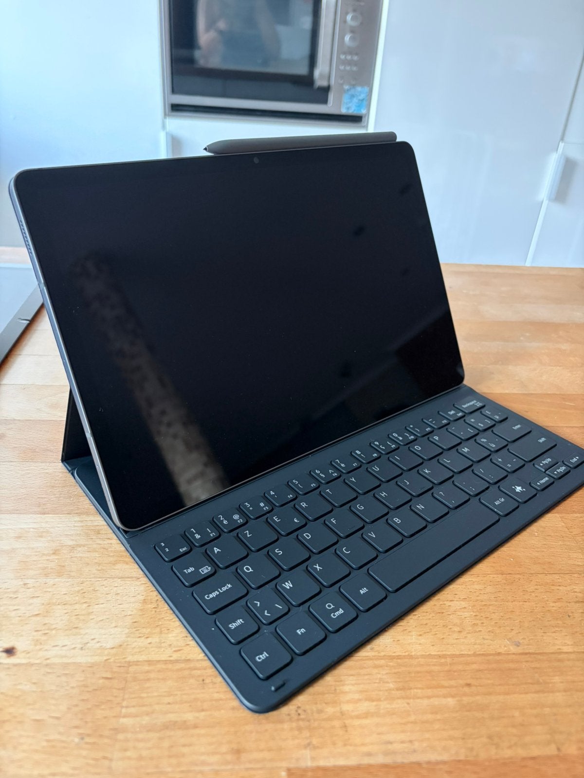 Samsung Galaxy Tab S9 FE 128GB met Keyboard cover & S Pen, 10 pouces, Comme neuf, Enlèvement, Samsung