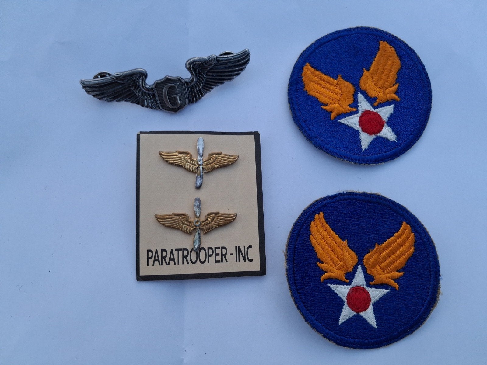 US WWII Glider Pilot insignes (repro & origineel), Verzamelen, Ophalen of Verzenden