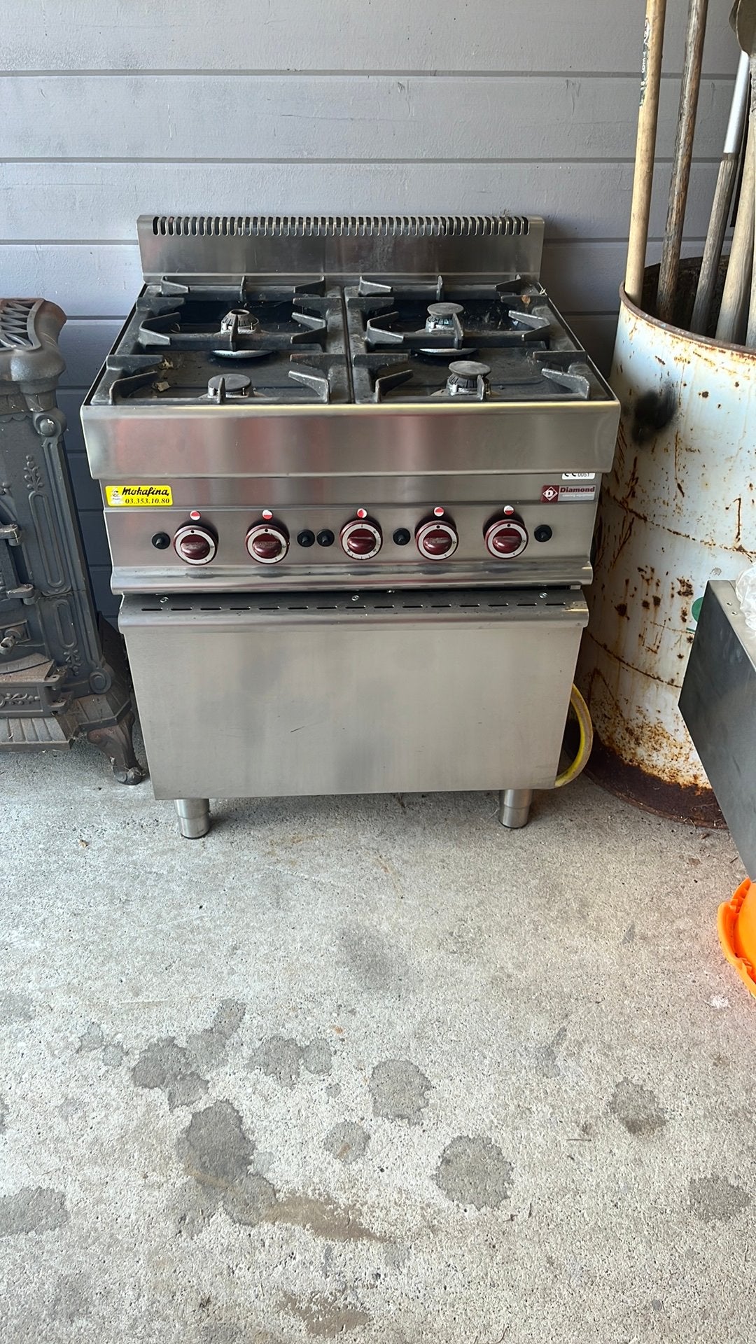 Oven vuurtje, Elektronische apparatuur, Gebruikt, 60 cm of meer, 4 kookzones, Energieklasse A of zuiniger