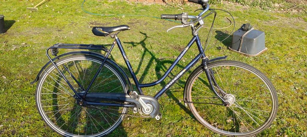 Dames fiets, Ophalen
