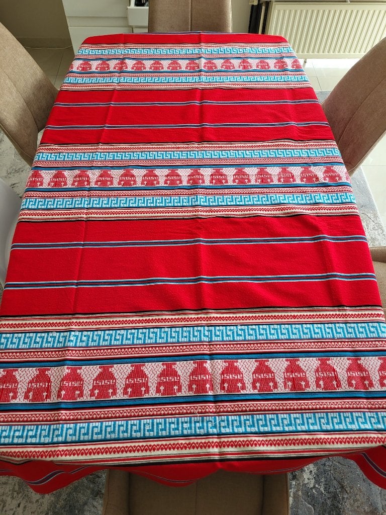 Nappe grecque (210 x 140), Enlèvement, Utilisé, Rectangle, Intérieur