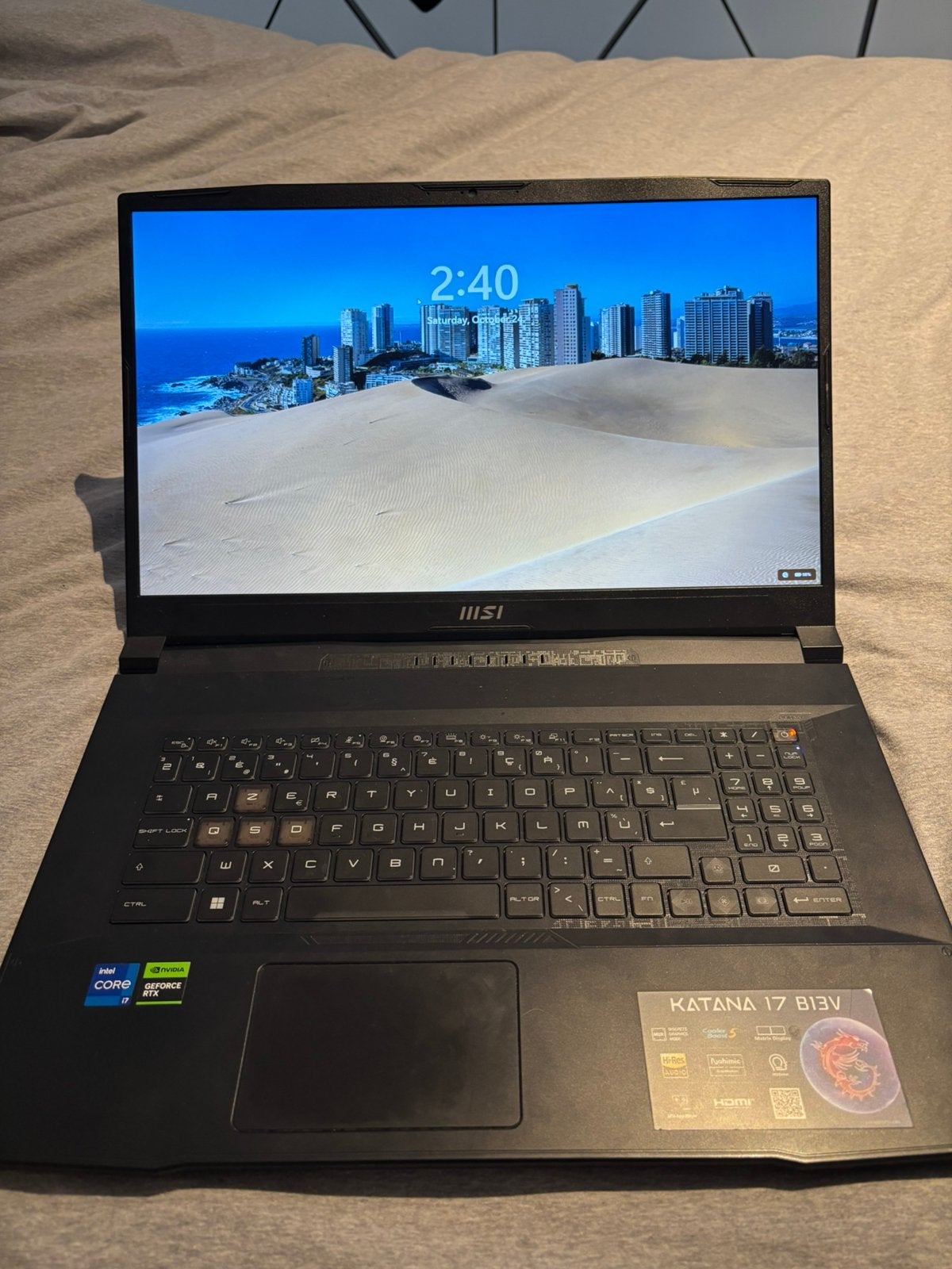 Krachtige MSI Katana 17 Gaming Laptop (i7 13e gen, RTX 4070), Informatique & Logiciels, 17 pouces ou plus, Comme neuf, 4 Ghz ou plus