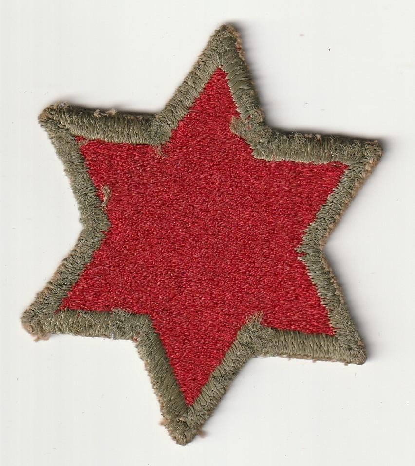ww2 us 6th infantry div patch, Verzamelen, Ophalen of Verzenden