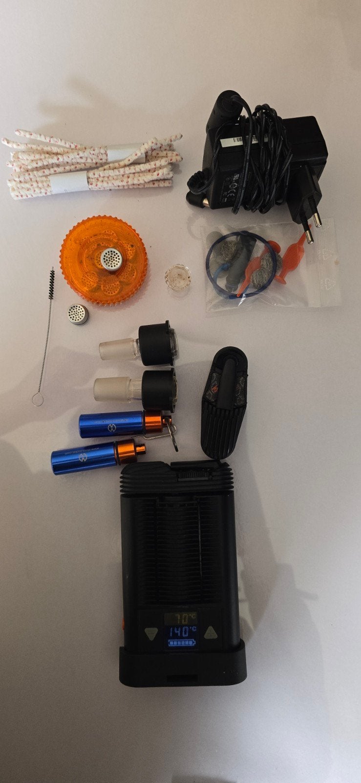 Storz & Bickel mighty vaporizer met veel extra´s, Enlèvement ou Envoi, Utilisé, Narguilé