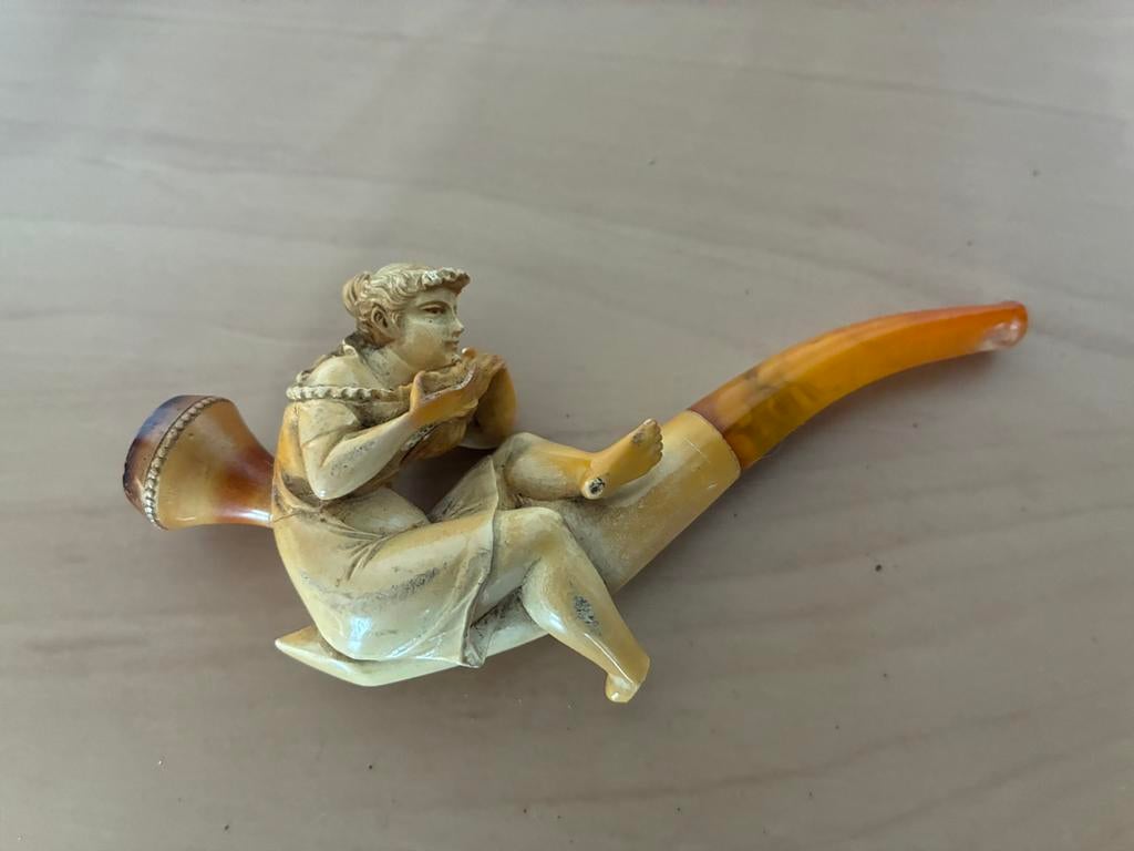 porte-cigarette de collection écume de mer 1900, Enlèvement ou Envoi, Utilisé, Autres types
