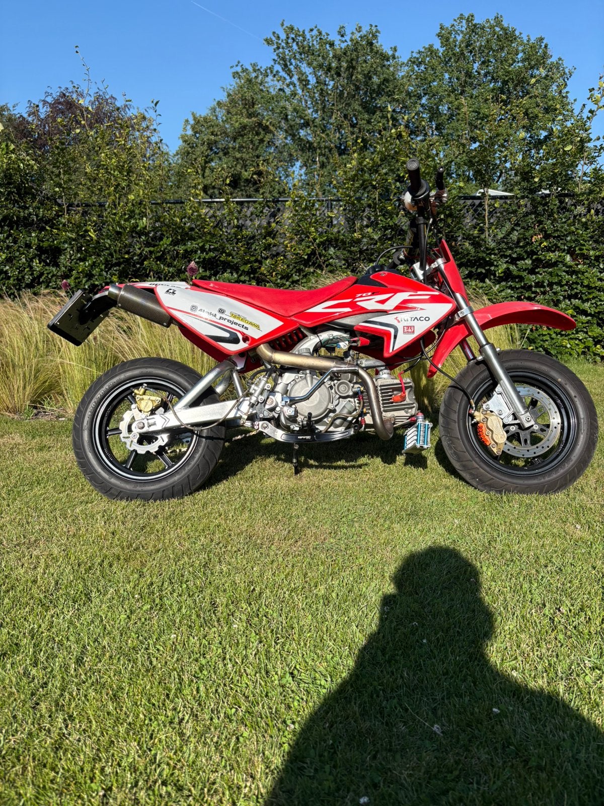 Honda crf70 daytona 190cc 4v ! 125cc papieren takegawa vork, Enlèvement