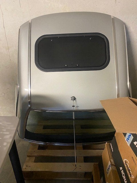 Originele hardtop in zilvergrijs met getinte ruit, Auto-onderdelen, Ophalen, Gebruikt, Mercedes-Benz