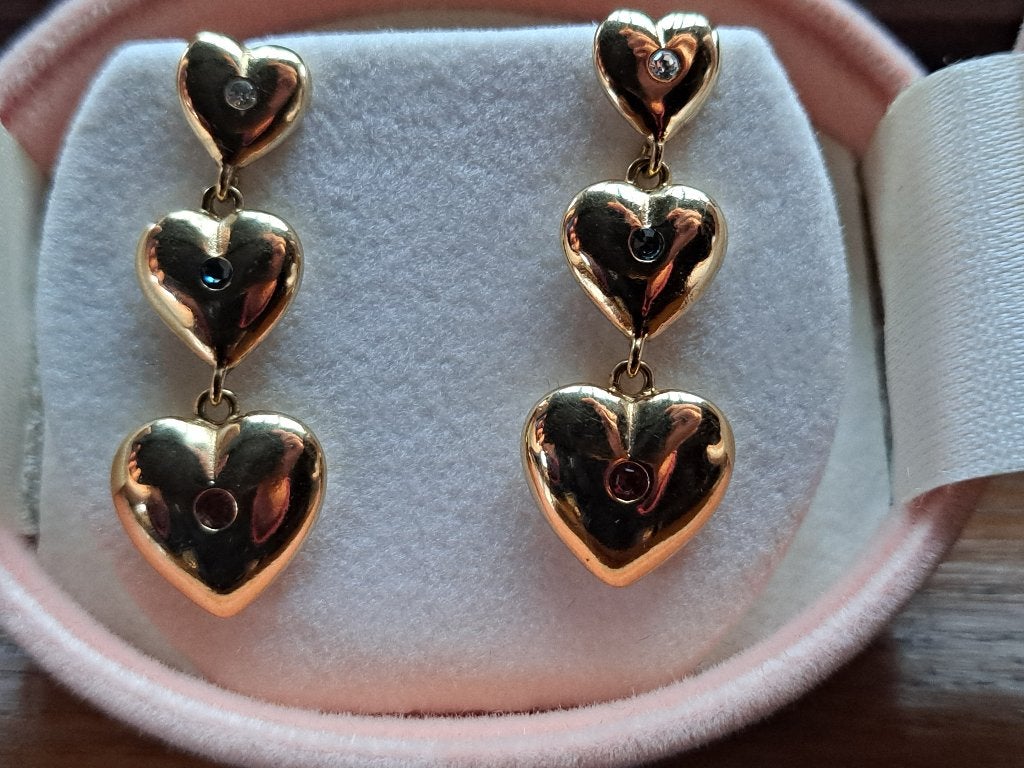 Zeer mooie nieuwe oorbellen, nooit gedragen, Handtassen en Accessoires, Oorbellen, Overige materialen, Hangers, Nieuw, Ophalen of Verzenden