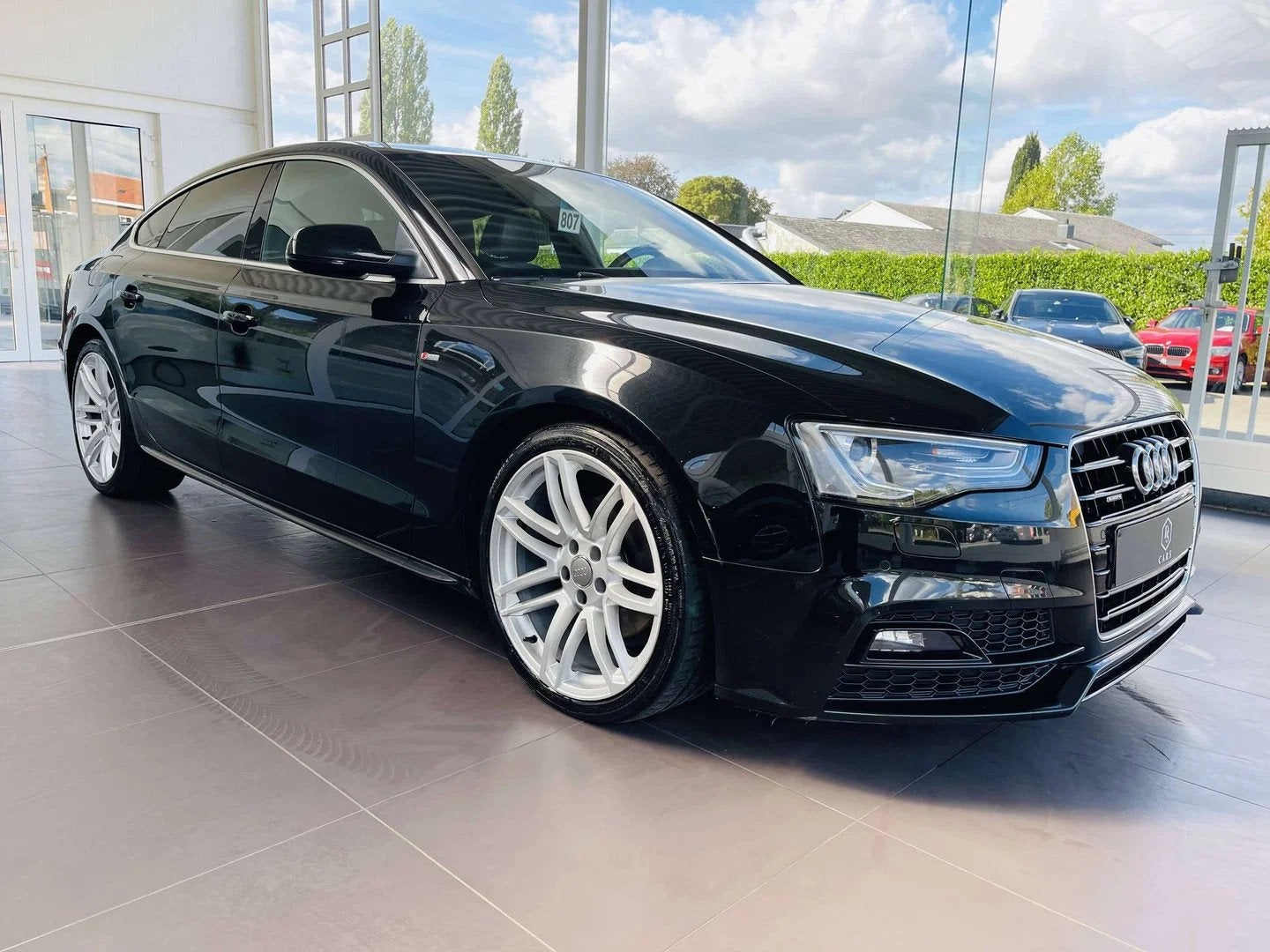 Audi A5 Sportback 2.0 TDi * GARANTIE + S-LINE + LED + GPS +, Auto's, 4 zetels, Gebruikt, 4 cilinders, Zwart