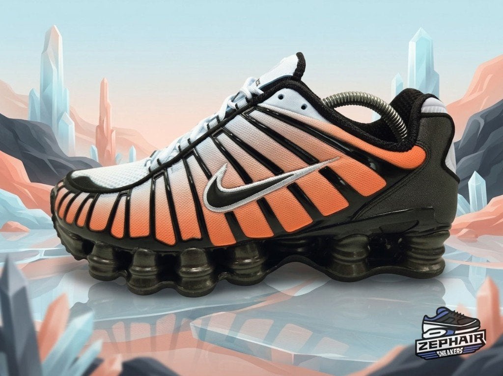 Nike Air Max Shox TL 'Blue Tint/Total Orange' EU42 2024, Neuf, Nike, Bleu, Baskets