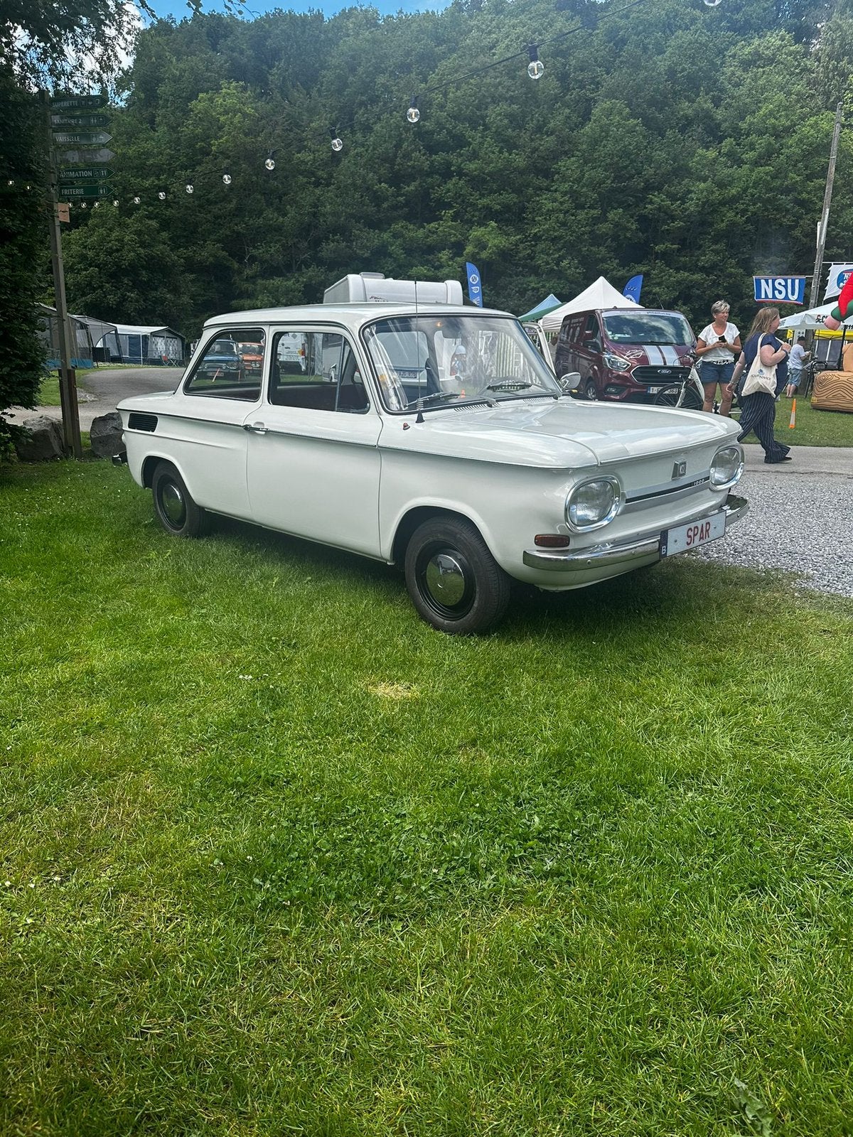 Nsu 1000 spar, Auto's, Oldtimers, Particulier, Overige merken, Benzine, Stadsauto, 2 deurs, Handgeschakeld, Wit, Overige kleuren