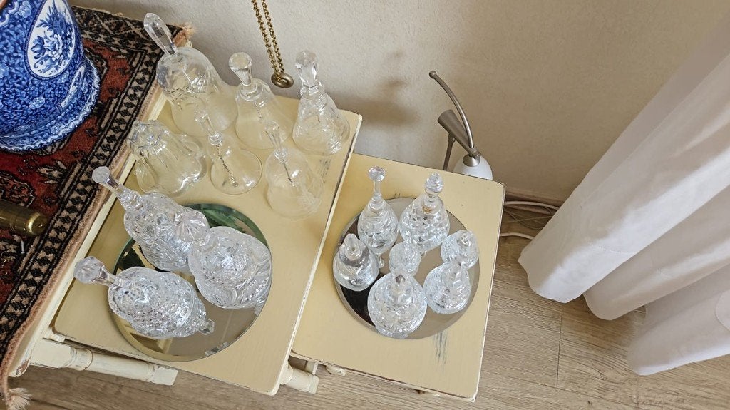 cloches de table cloches table plupart cristal, immaculées, Enlèvement ou Envoi