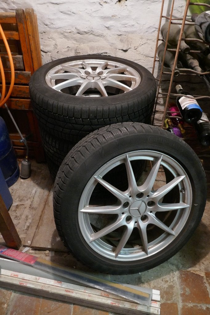 4 Jantes ALU avec pneus 205/50 R17 96H M&S, Pneus hiver, Véhicule utilitaire, 205 mm, Pneu(s)