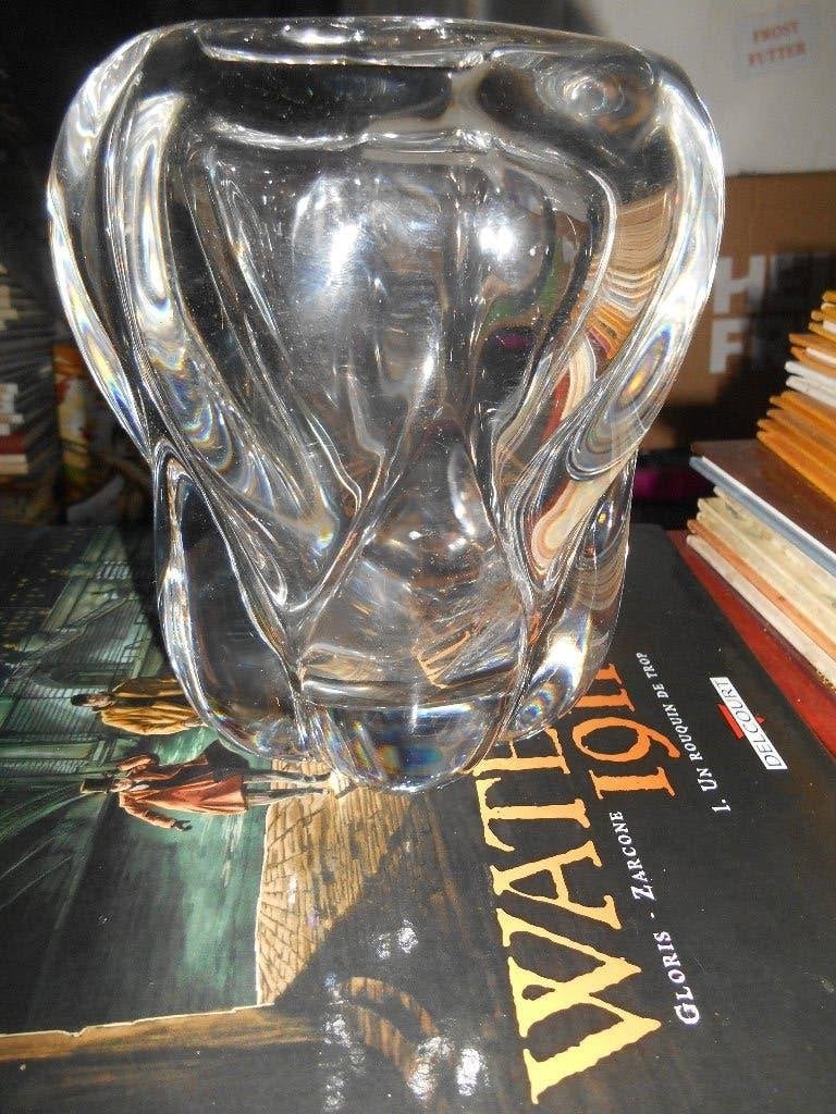 Vase en Crystal 14,5cm ( Val st Lambert) Art Deco, Enlèvement ou Envoi